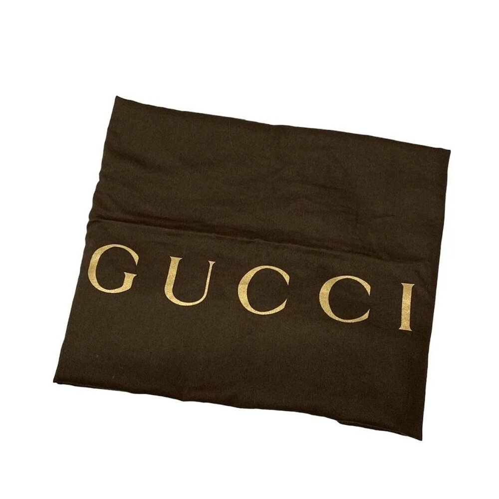 Auth GUCCI Swing 354408 Brown Pink Leather Tote Bag - Picture 11 of 16